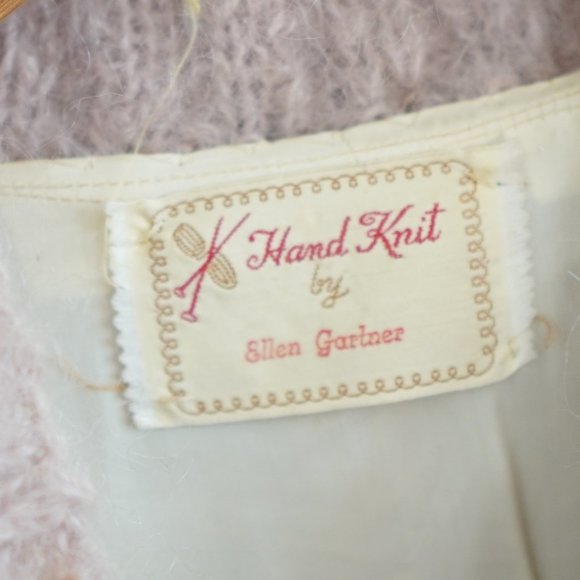 Vintage Hand Knit Cardigan - Picture 6 of 7